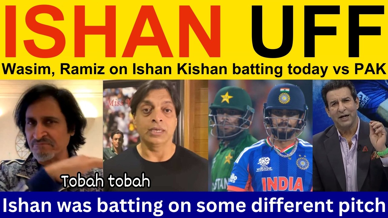Pak Media Crying on Ishan Kishan batting today vs PAK | Ramiz Speaks, Shoaib Akhtar on Ind vs PAK WC