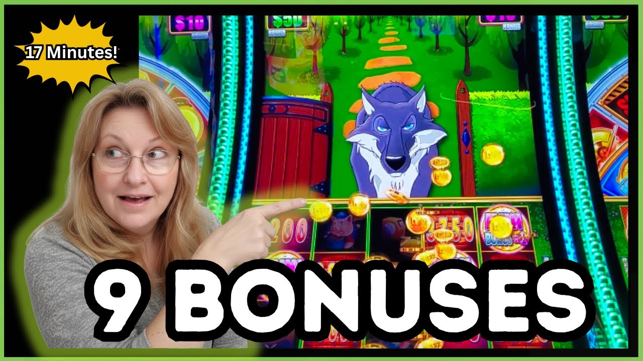 9 Bonuses in 17 Minutes! Huff N Even More Puff | $2-$5 Bets