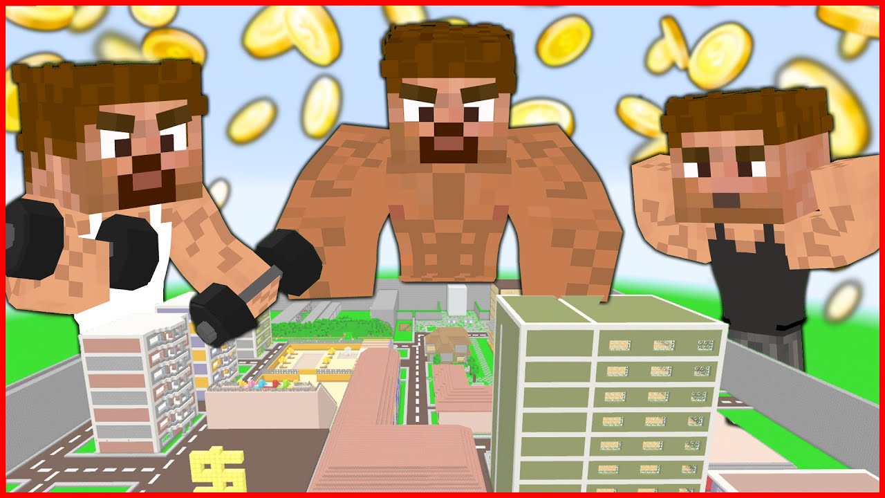 MİNECRAFT FAKİR AİLESİ KASLI OLDU, TÜM ŞEHRİ SATIN ALDI FİLMİ! 💪- Minecraft ZENGİN FAKİR HAYATI