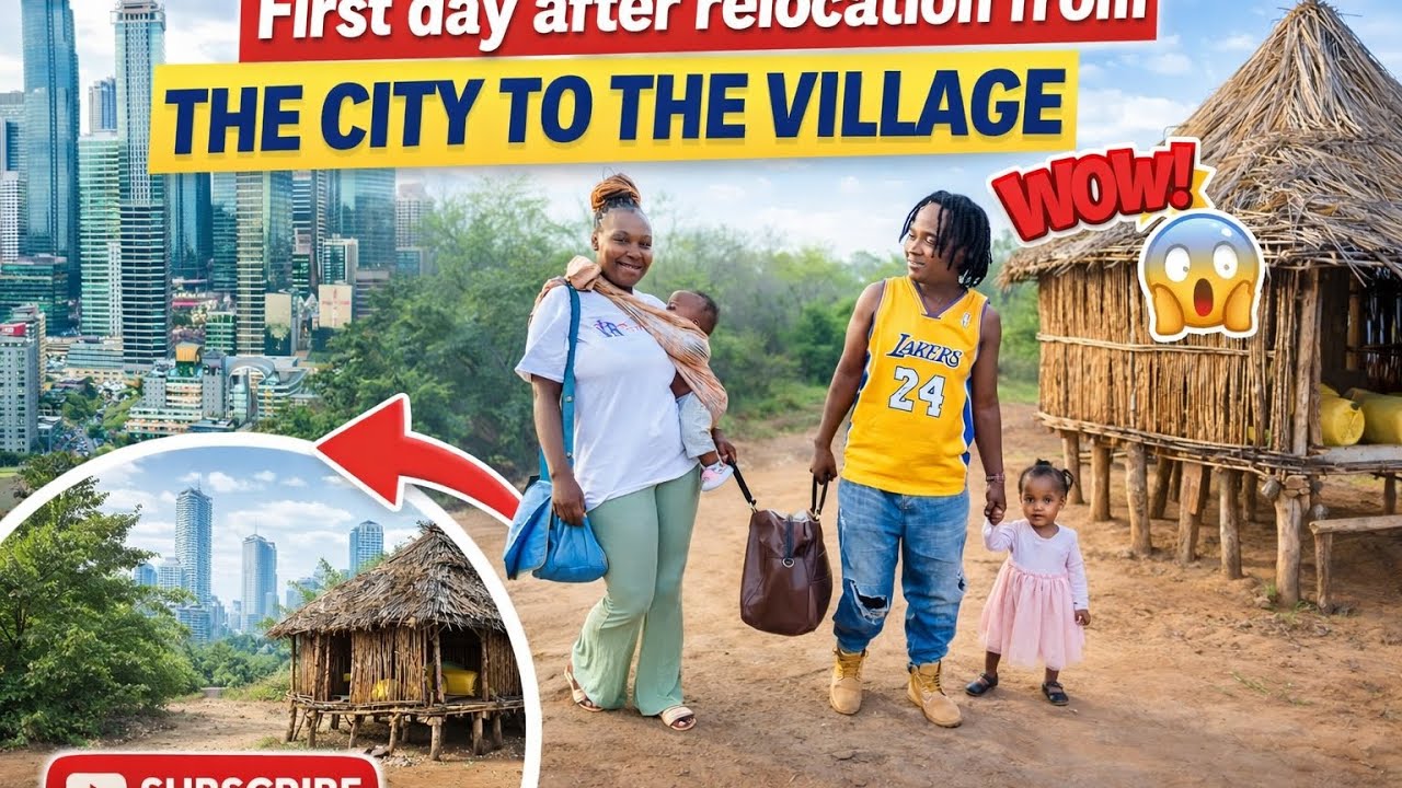 FIRST DAY AFTER RELOCATION FROM THE CITY TO THE VILLAGE 