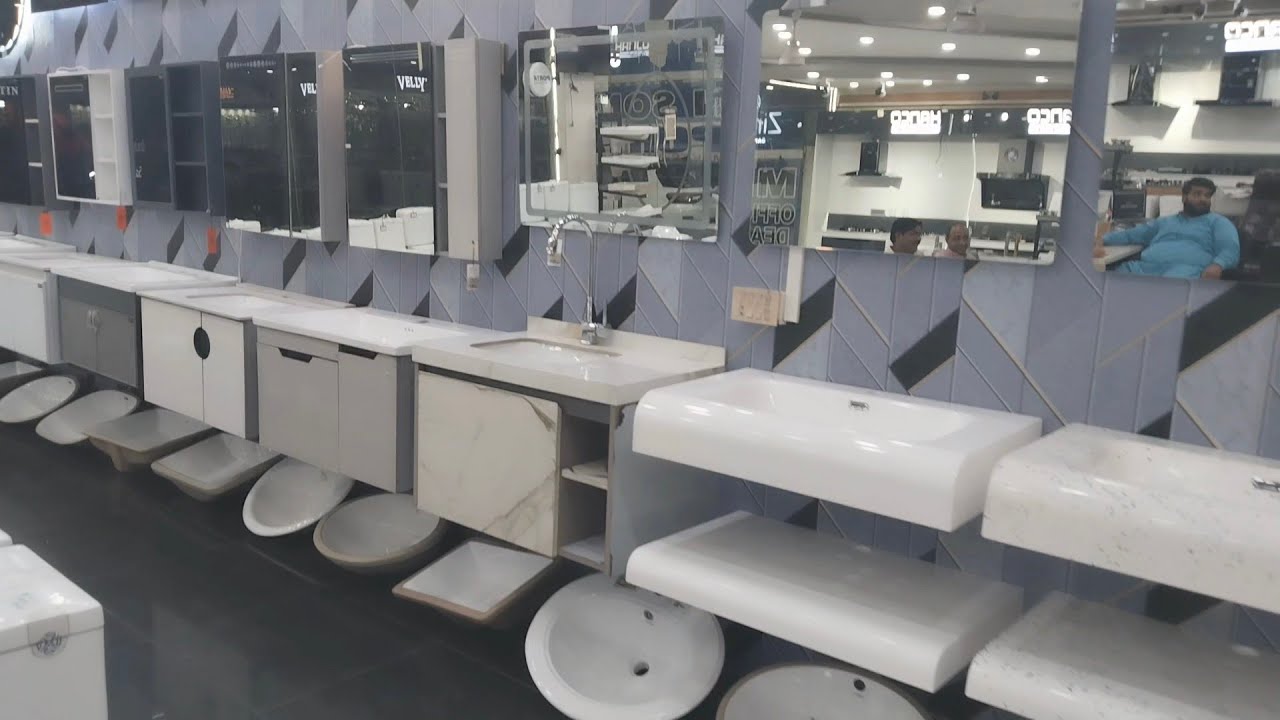 WALL HANG VANITY ( PVC , MARBLE , TILE ) AT MIAN SONS SANITARY STORE 