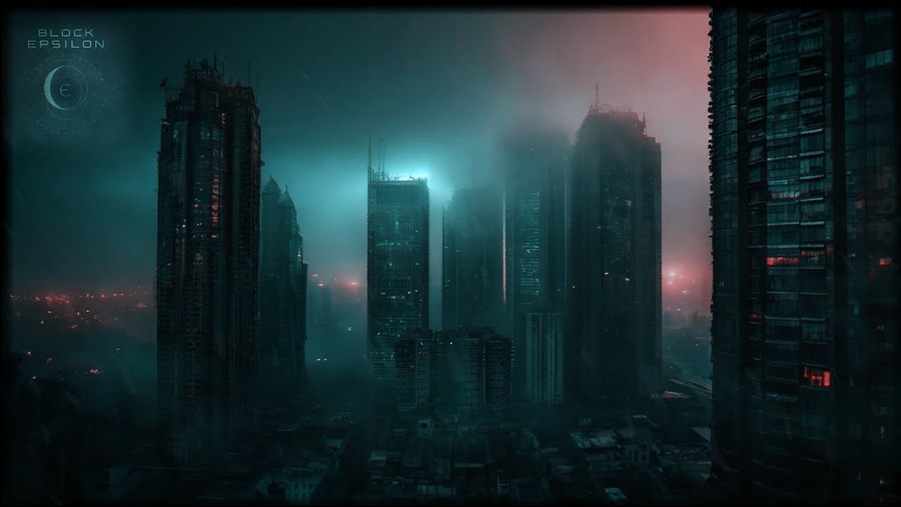 Dystopian Cityscapes 2077 | Dark Sci-Fi Ambient for Staring at the Skyline & Overthinking Life