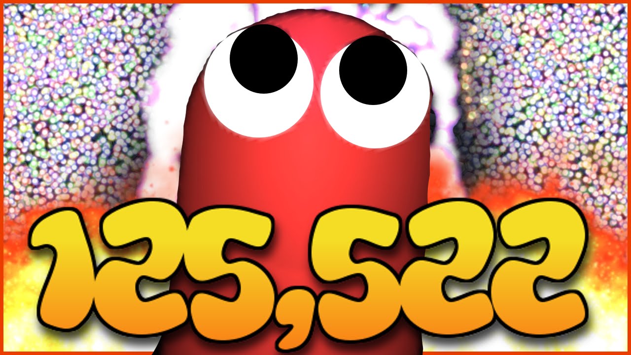 125,000K+ WORLD RECORD MASS GAMEPLAY - SLITHER.IO WORLD RECORD (YouTube Highscore)