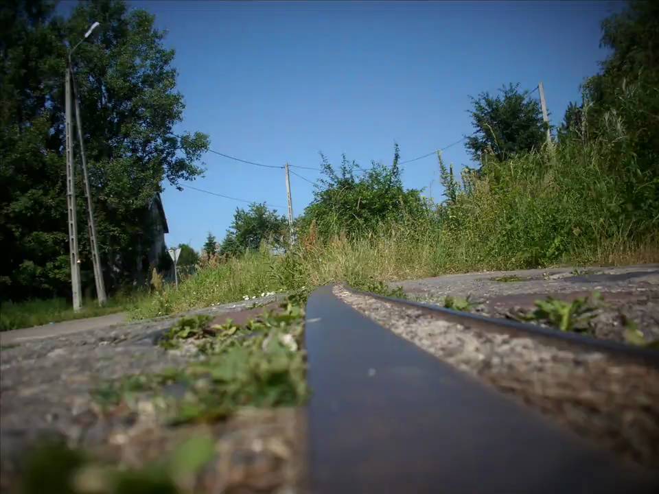 Pozostałości po tramwaju 25 w GOP