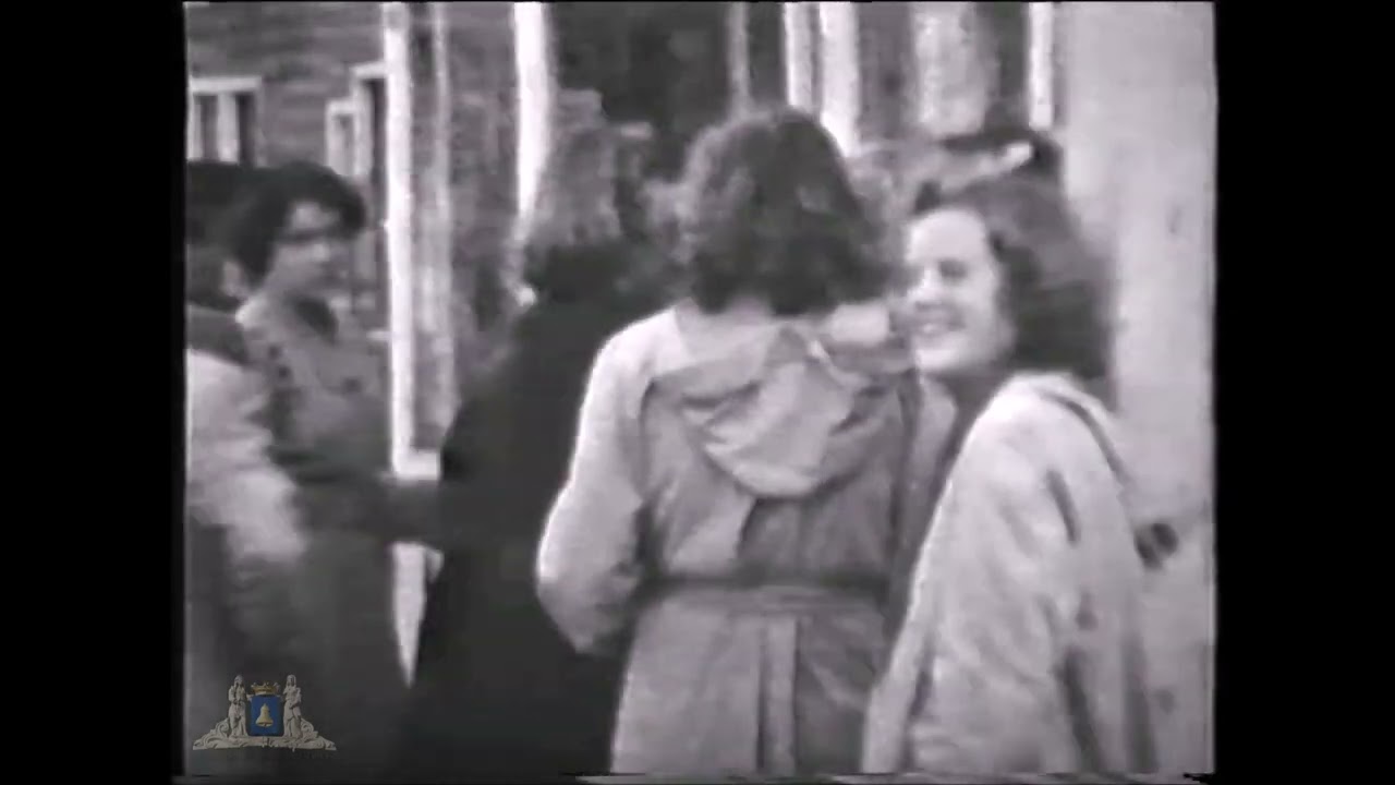 Franeker   1949 Paardenmarkt op de Voorstraat