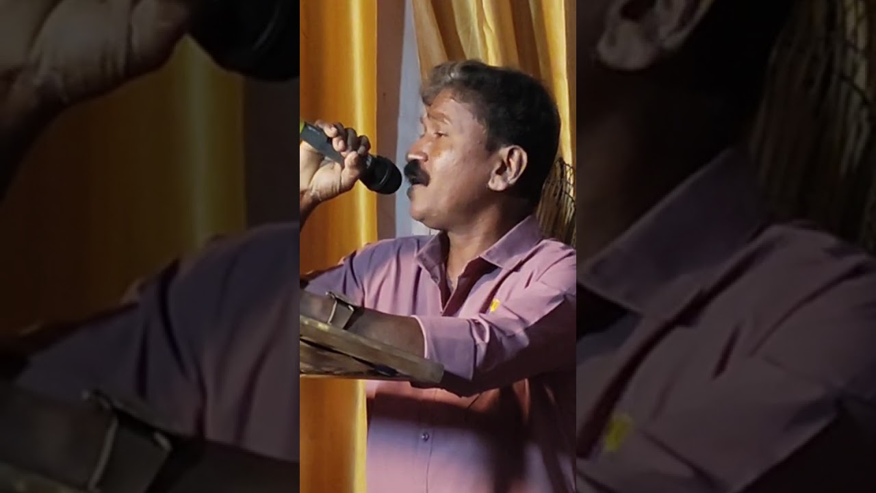 സാമവേദം പാടിയ വൈറൽ ഗായകൻ ശ്രീ.വിൽസൺ പൂക്കോട്സ്കൂളിലെ 75-ാം വാർഷിക ഘോഷത്തിൽ