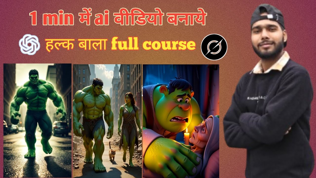 ai Se video kese bnaye | Ai se Hulk Aur Billi Ka Video Kaise Banaye | Step By Step AI Tutorial