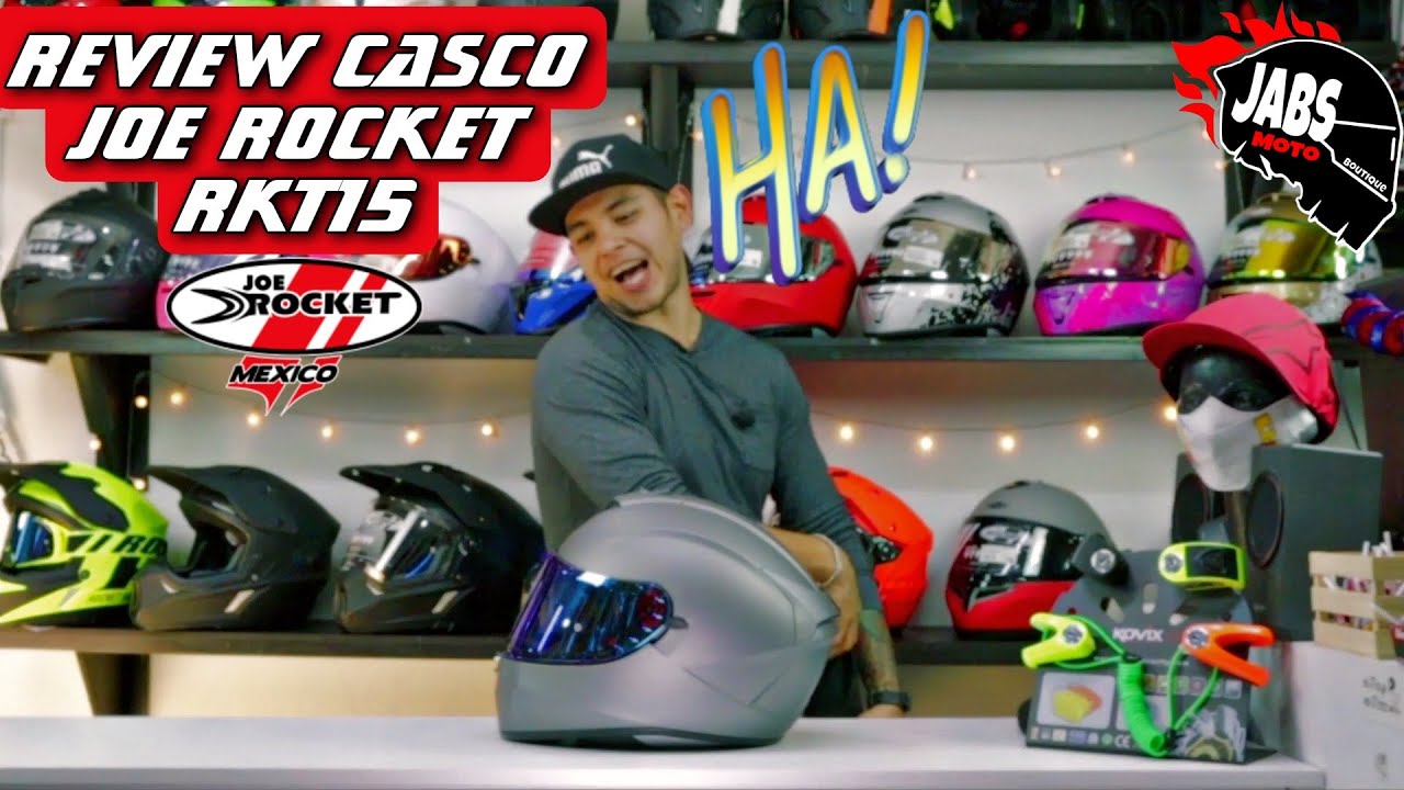 JABS MOTO.- REVIEW CASCO RKT15 JOE ROCKET
