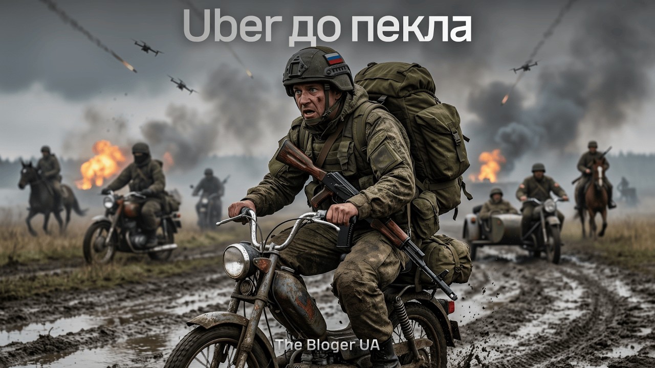 The Bloger UA &mdash; Uber до пекла (Official Music Video) | FPV-дрони розносять мото-штурм