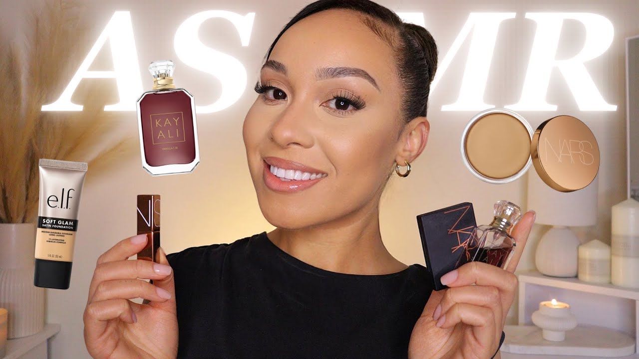 ASMR Fall Favourites Beauty Haul Nars, Kayali, E.L.F cosmetics, Skincare & Haircare