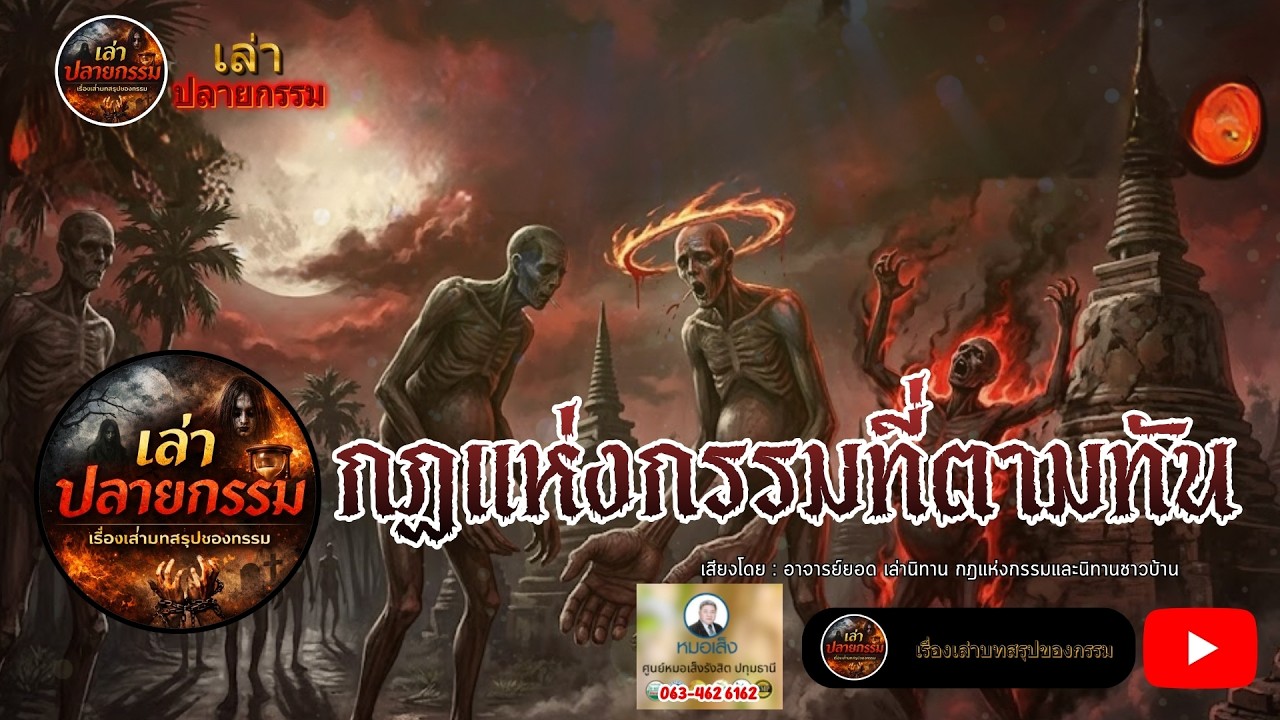 อาจารย์ยอด เรื่องเล่า : กฏแห่งกรรม (กล่อมนอน)  | เล่าปลายกรรม
