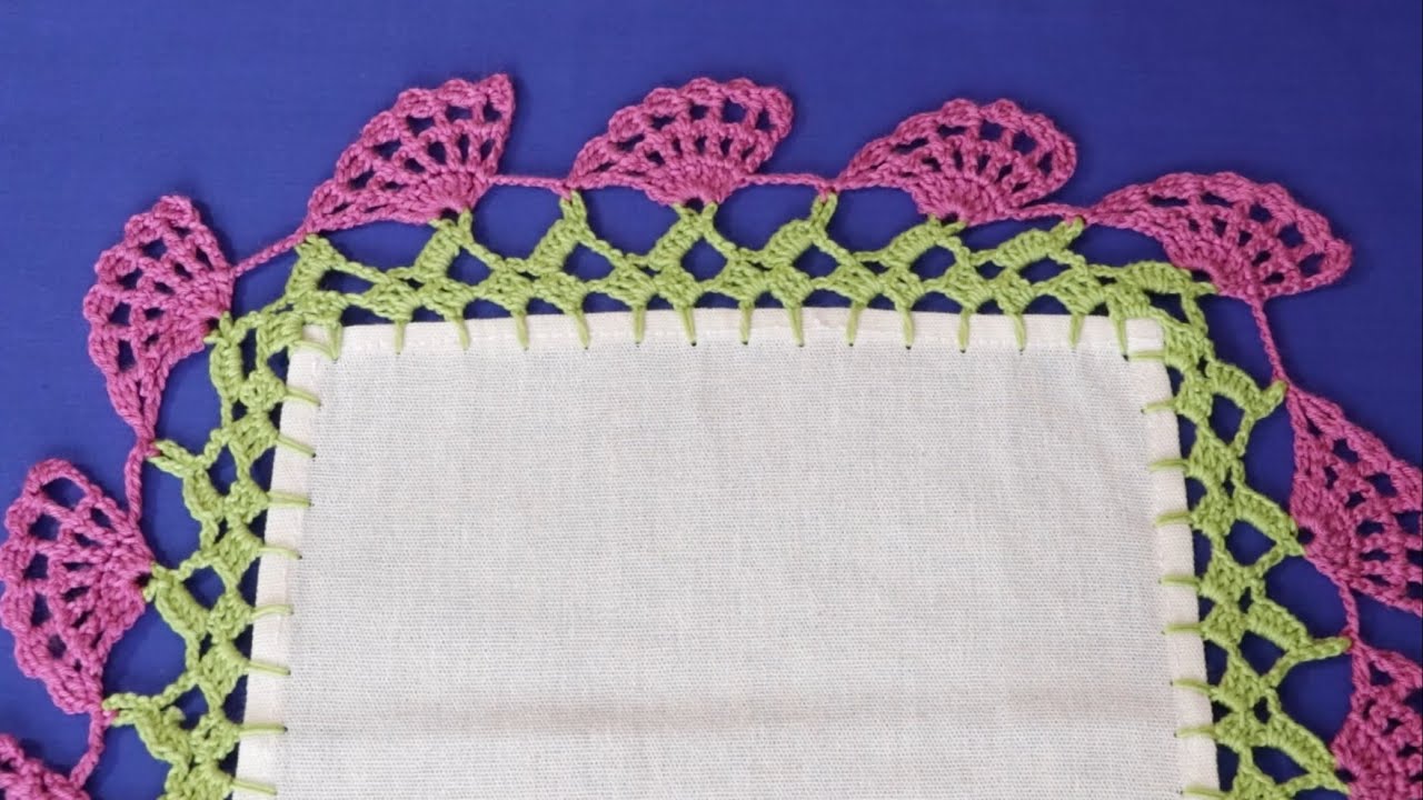 💖ORILLA FACIL DE VUELTA Y VUELTA🌺 PUNTILLAS FACILES 670