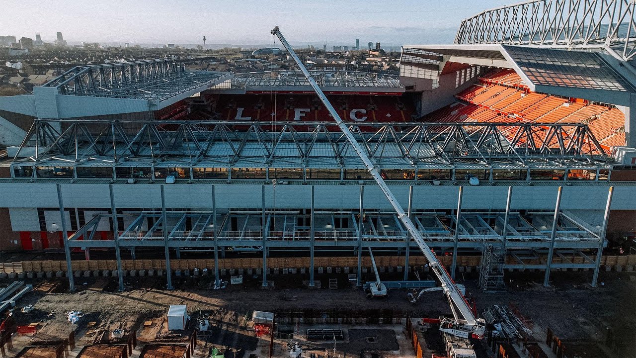 Anfield Stadium/ EXPANSION PLANS Phase 3 & 4 / Visualization Breakdown / Major progress-Liverpool FC