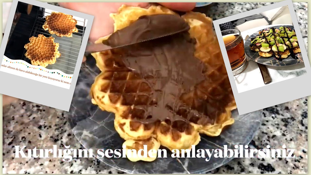 NİŞAŞTA İLE ÇITIR WAFFLE 🧇 Wafflecıda Yediğinizden Farksız 👌 korkmaz waffle makinesi ile