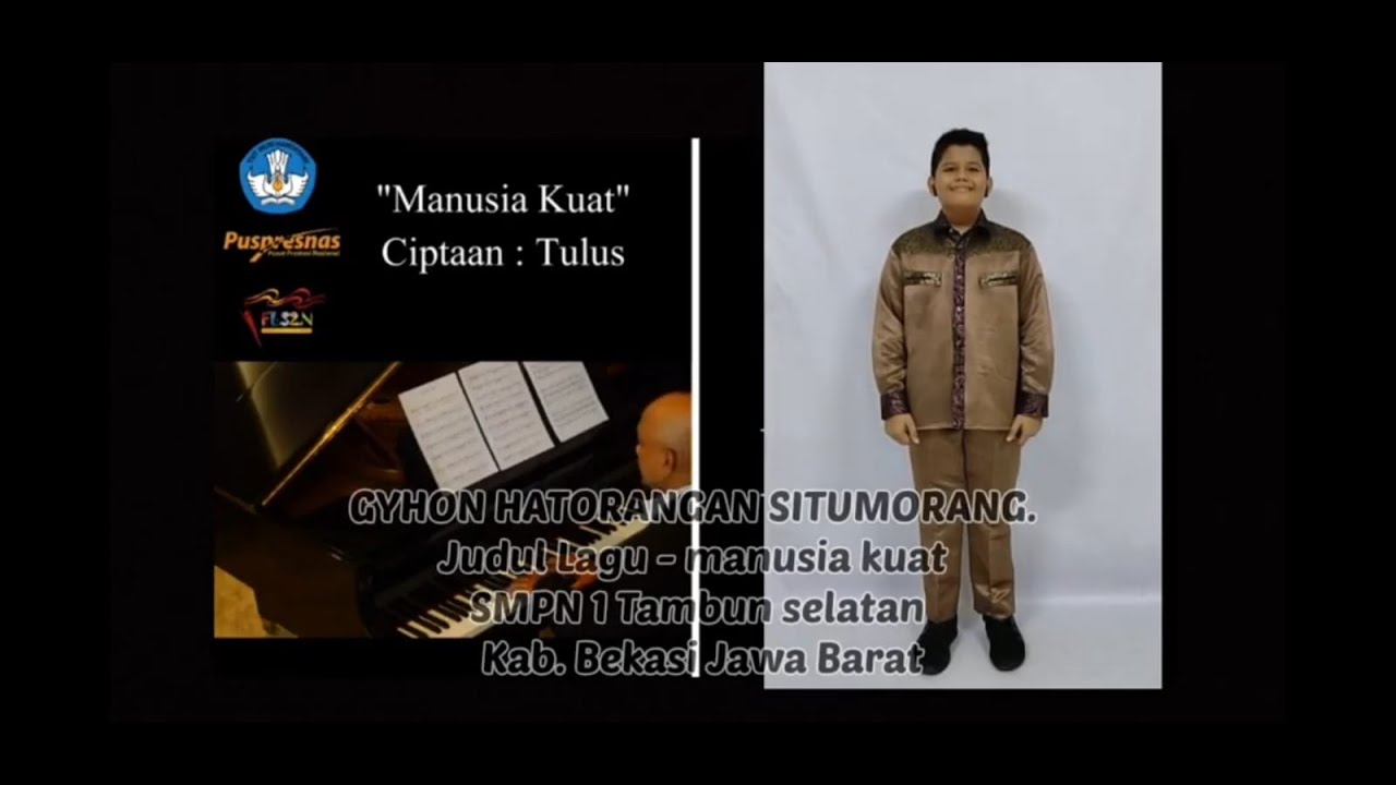 FLS2N SMP 2022 VOKAL SOLO KABUPATEN BEKASI oleh GYHON HATORANGAN SITUMORANGSMPN 1 TAMBUN SELATAN