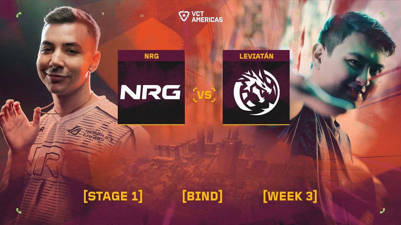 NRG vs Leviatán - VCT Americas Stage 1 - W3D2 - Map 2