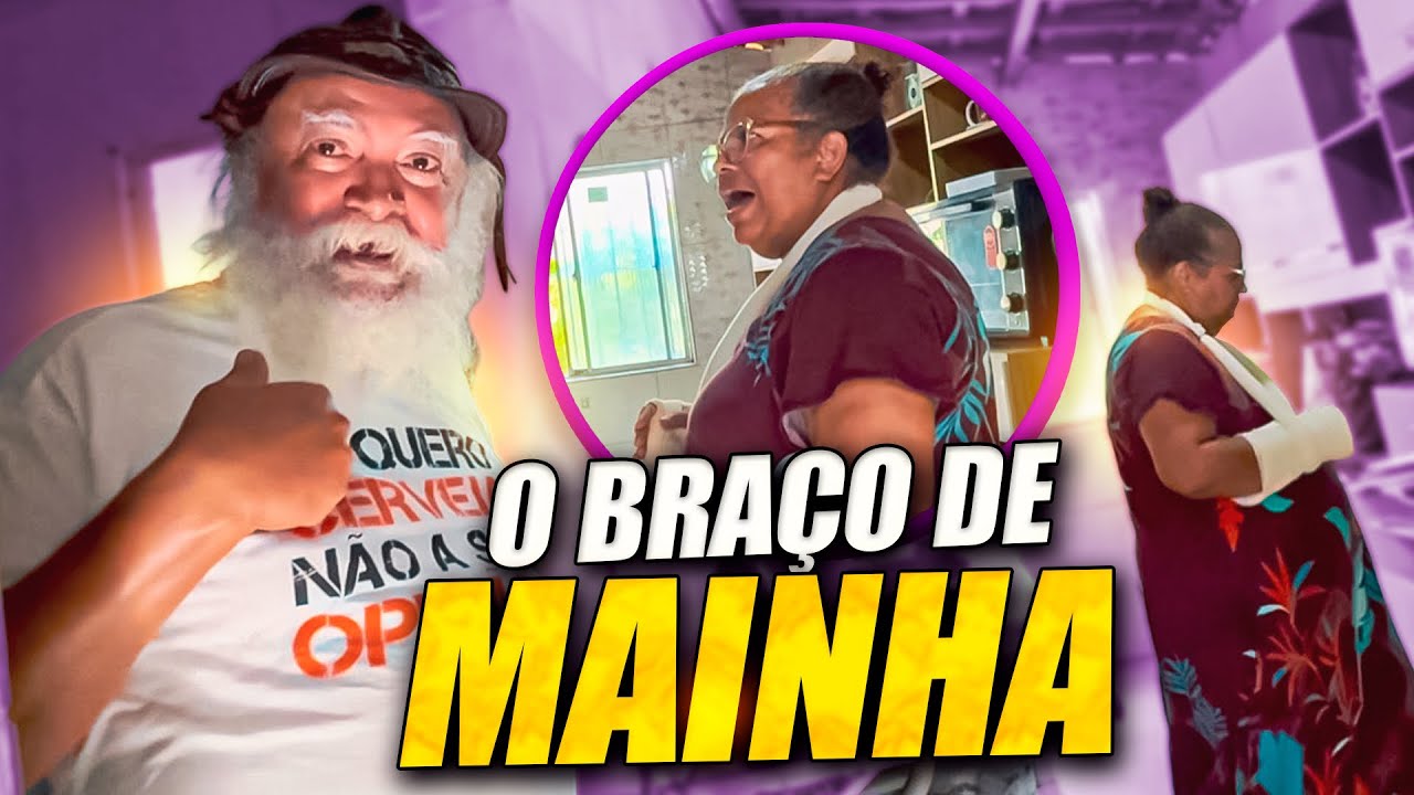 DONA ZAZA TA COM O BRAÇO ENFAIXADO | IZALICK 
