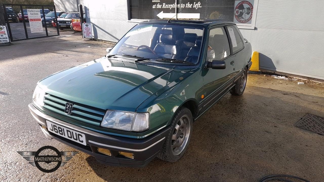 1992 PEUGEOT 309 GTI GOODWOOD | MATHEWSONS CLASSIC CARS | 14 & 15 FEBRUARY 2024