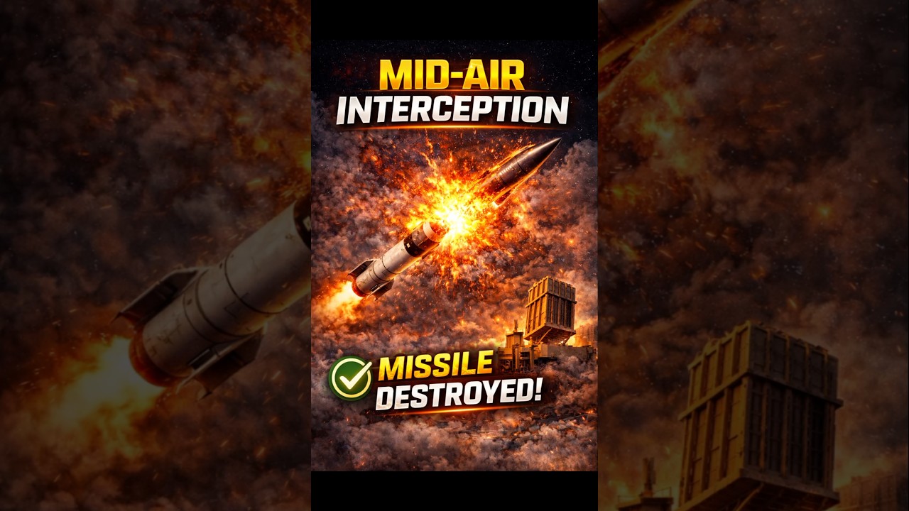 Mid-Air Missile Interception 💥 | Iron Dome Part-4 | #IronDome#MissileInterception#MissileDefense#Air