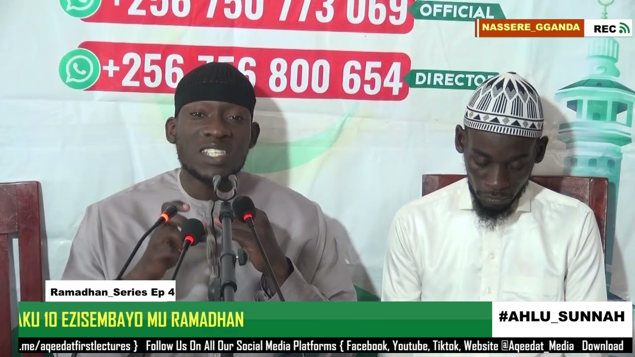  SHK SHU.AIB ABDALLAH.   Embeera z'abatukulembera abalongofu bwezatuuka nga enakku 10 mu Ramadhan 