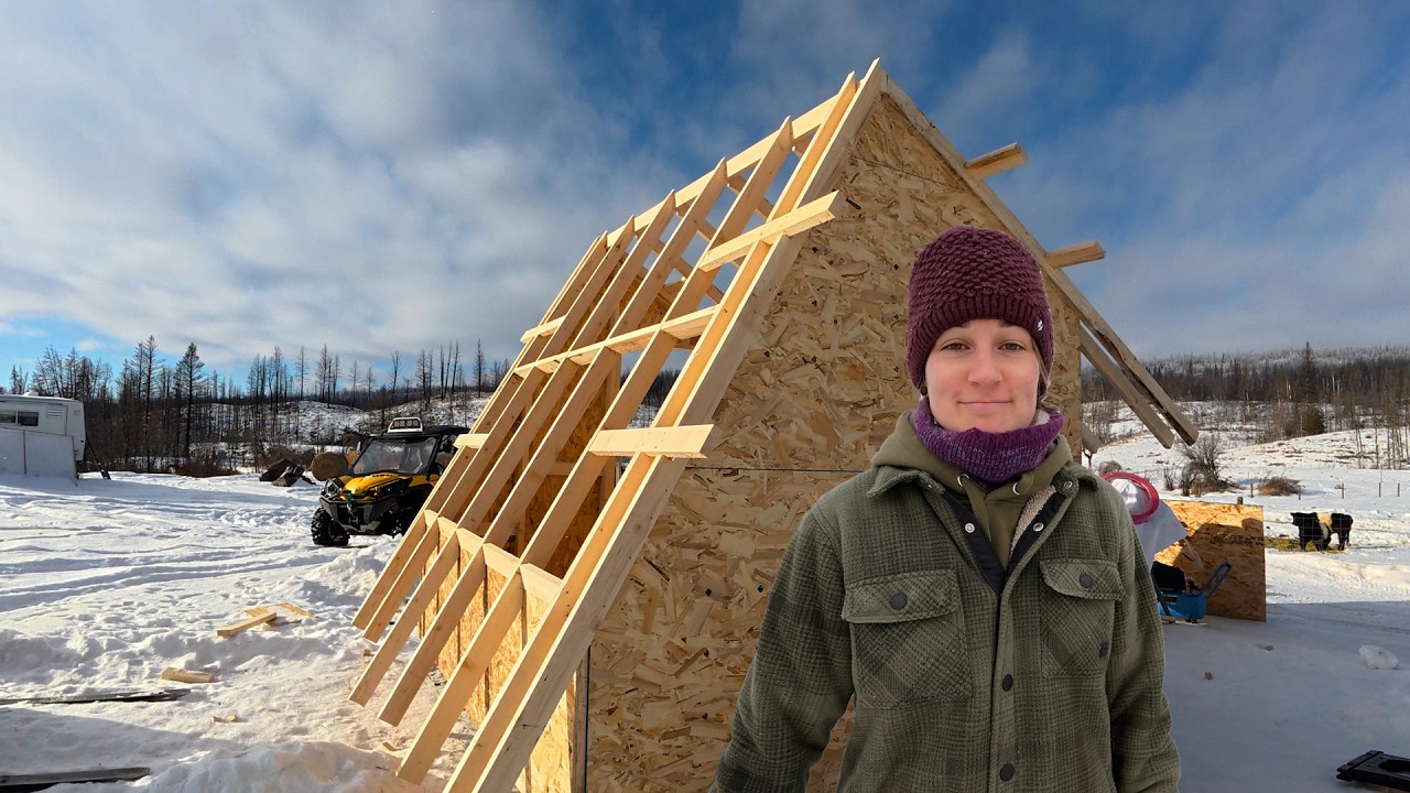 Off Grid Mobile Power Shed | Framing With Milled Lumber