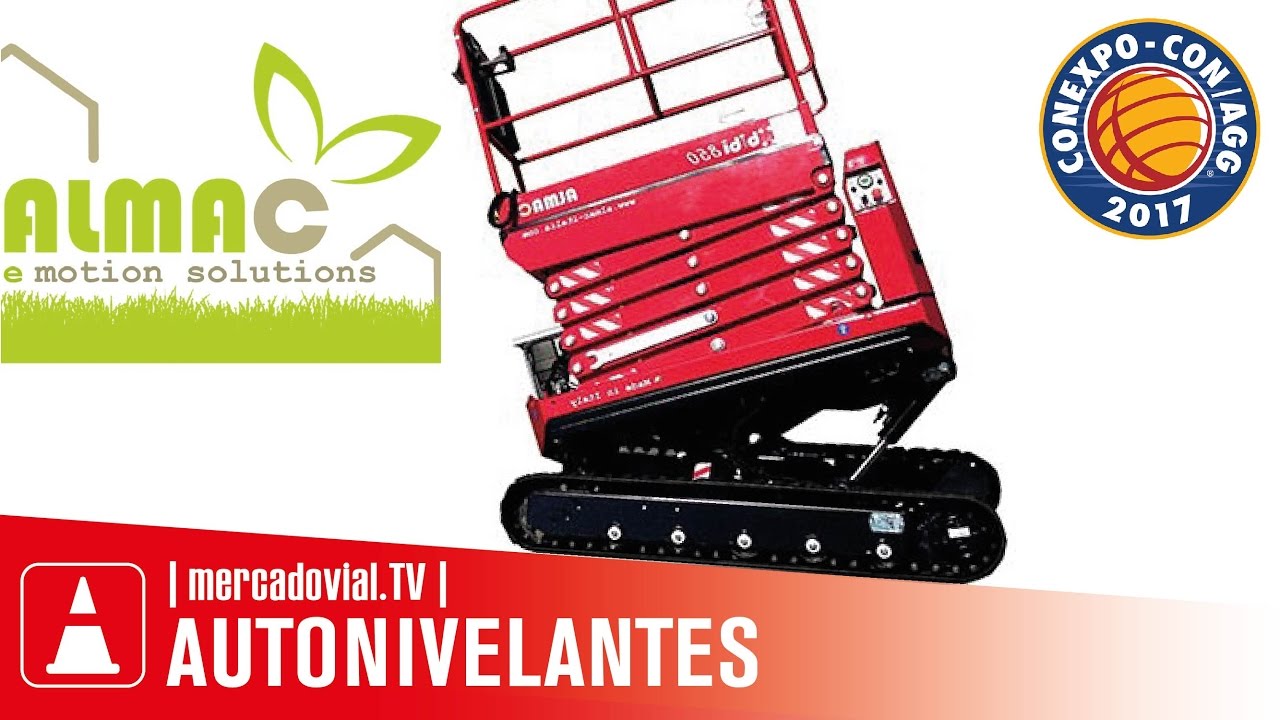 Plataformas Tijera AUTONIVELANTES ALMAC BIBI ITALIA | CONEXPO 2017