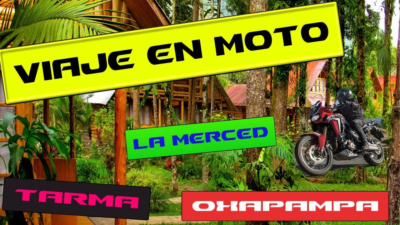 ⚡ VIAJE EN MOTO | RUTA: LIMA - TARMA - SAN RAMON - LA MARCED - OXAPAMPA | a bordo de la CB190R⚡