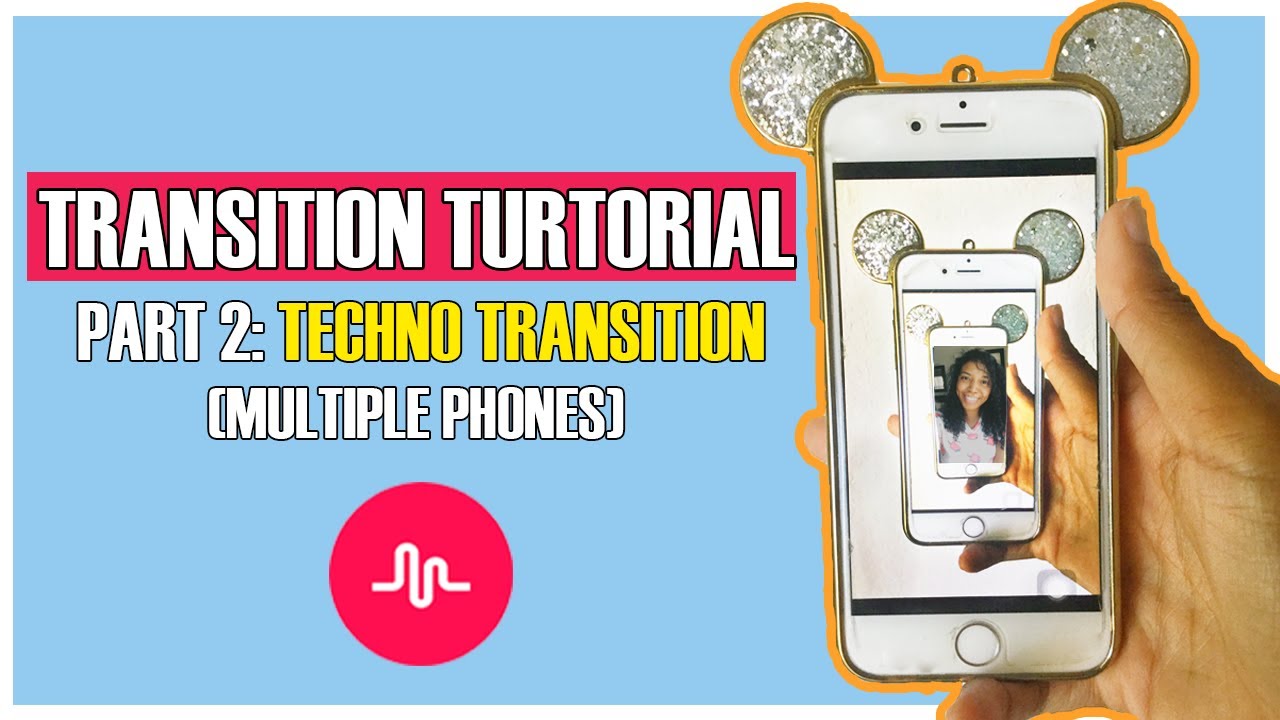 Musical.ly/Tiktok Transition Tutorial | MULTIPLE PHONES TECHNO TRANSITION