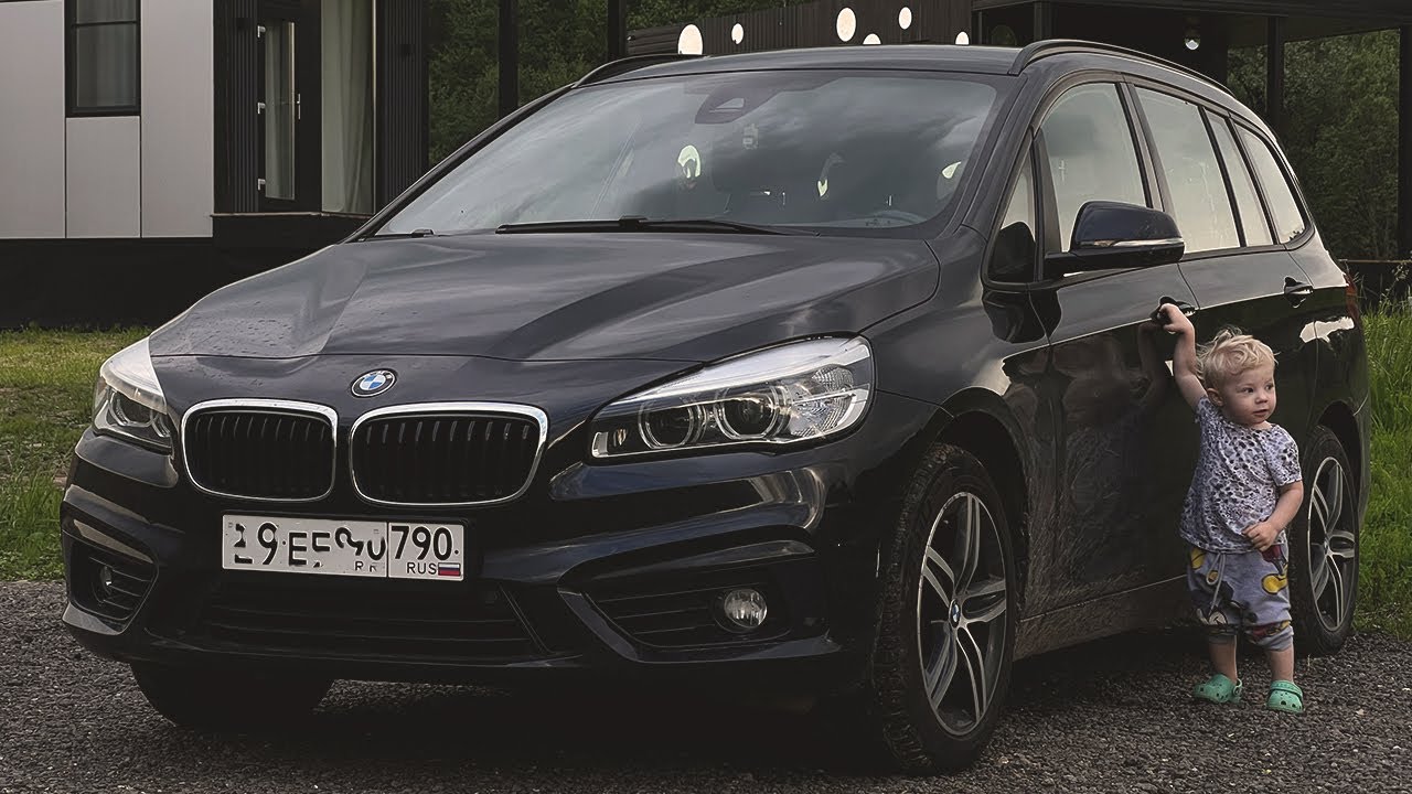Обзор BMW 216d Grand Tourer из Германии. Надежный семейный автомобиль. Большое авто.