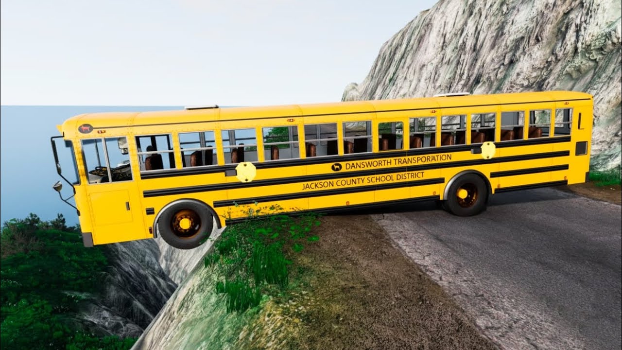 Cars vs Cliff Roads #23 - BeamNG.Drive