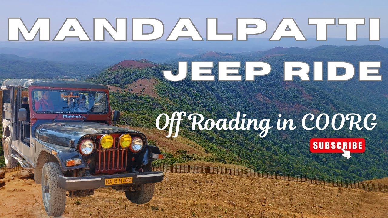 Mandalpatti Jeep Ride in Coorg | Mandalpatti View Point | Offroading in Coorg | Madikeri, Karnataka