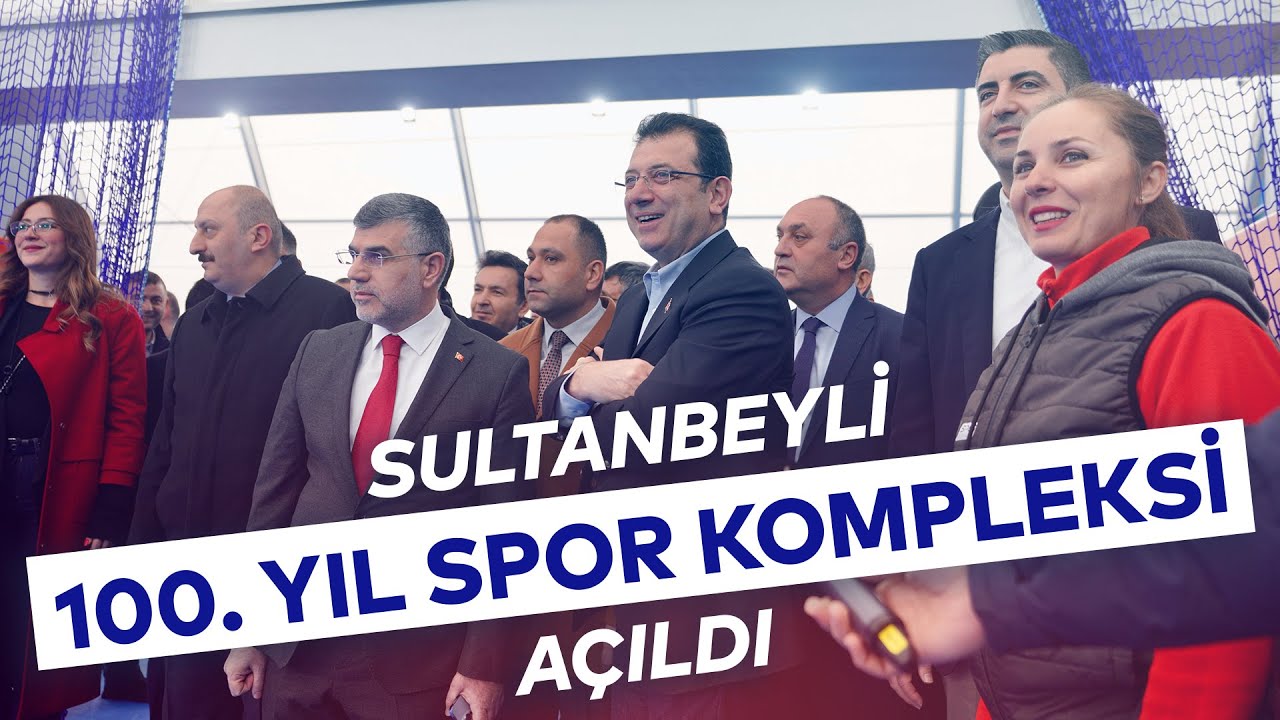 SULTANBEYLİ 100. YIL SPOR KOMPLEKSİ AÇILDI