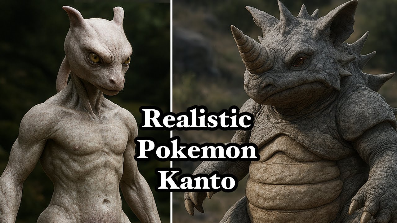 I Created the first 151 REALISTIC Pokémon with AI – Kanto Region