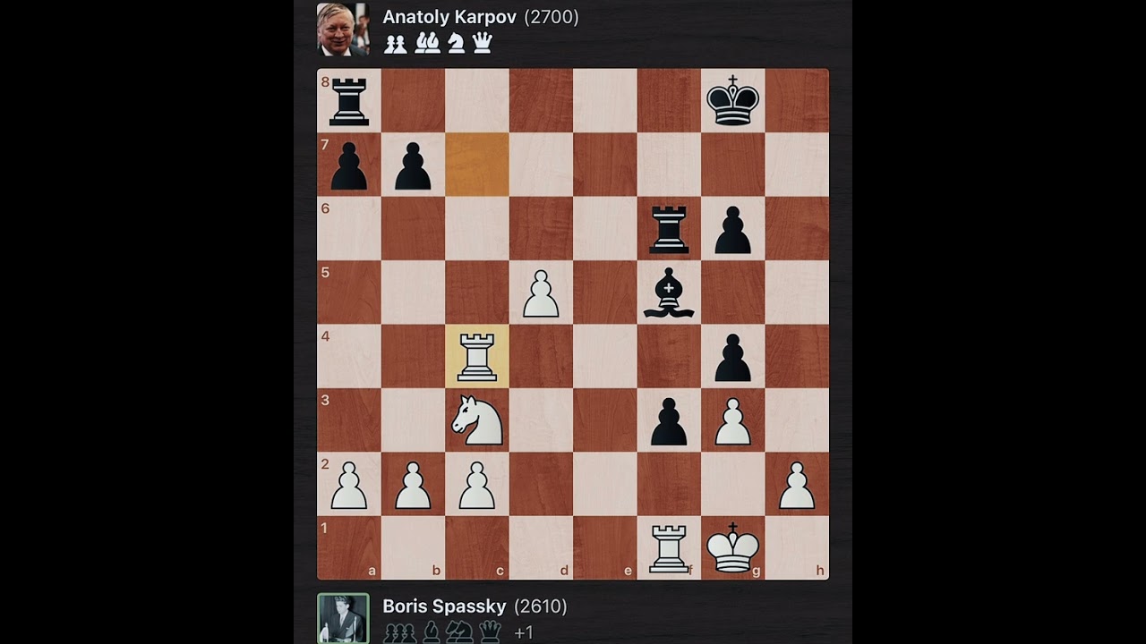 Boris Spassky vs Anatoly Karpov || Bundesliga - Germany, 1982