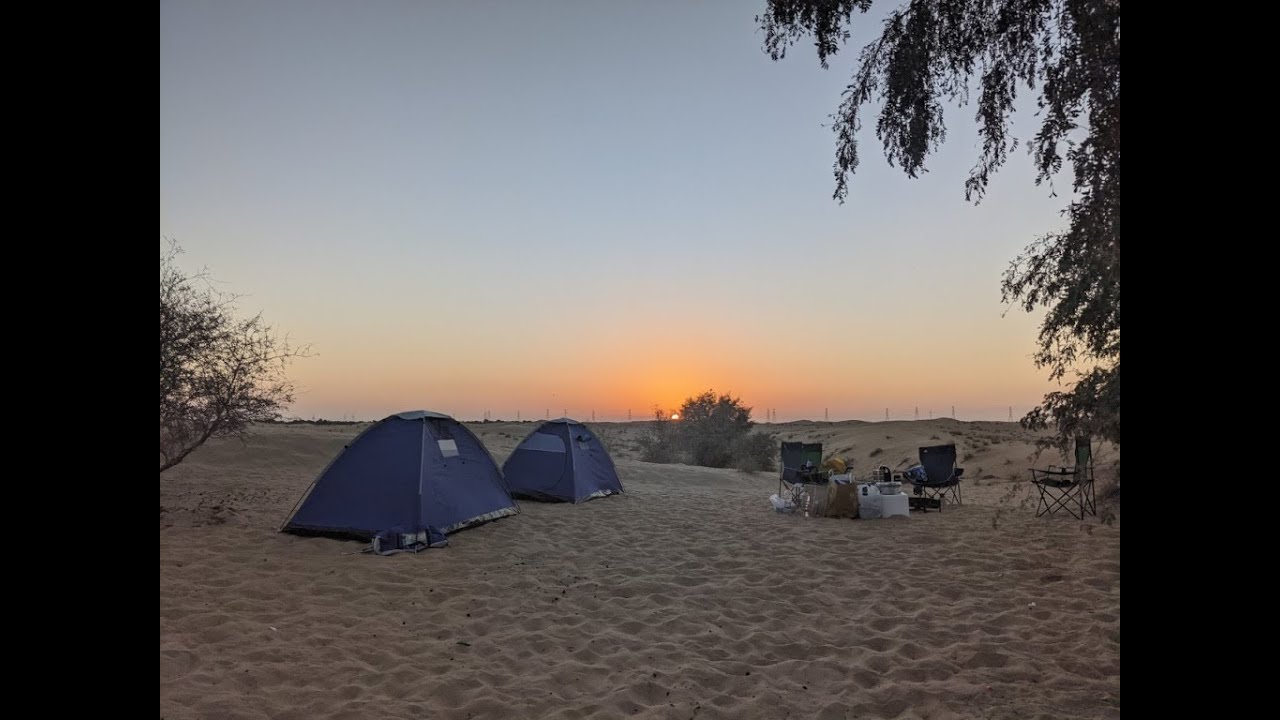 Overnight camping at Al Qudra Lake | Dubai