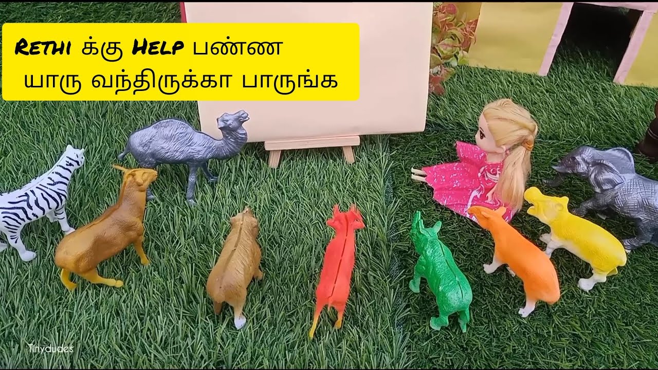 Rethi க்கு Help பண்ண யாரு வந்திருக்கா பாருங்க |Tiny Dudes|Barbie