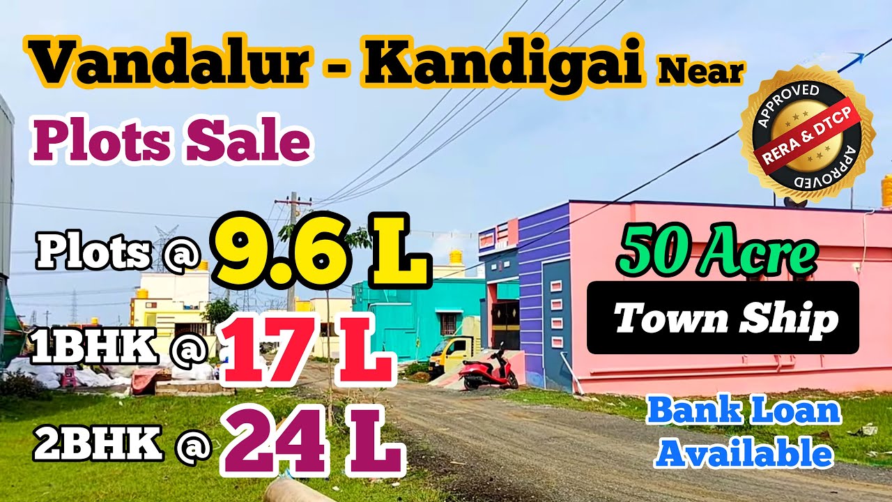 🏡 Vijaya Grand Town - 50 Acre Township on Vandalur-Kelambakkam Road! 🛣️✨ Affordable Plots & Homes 🏘️