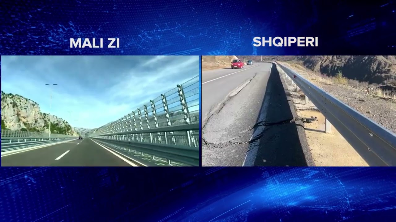 Asfalt që shembet, rrugë që lulëzojnë: Shqipëri VS Mali i Zi