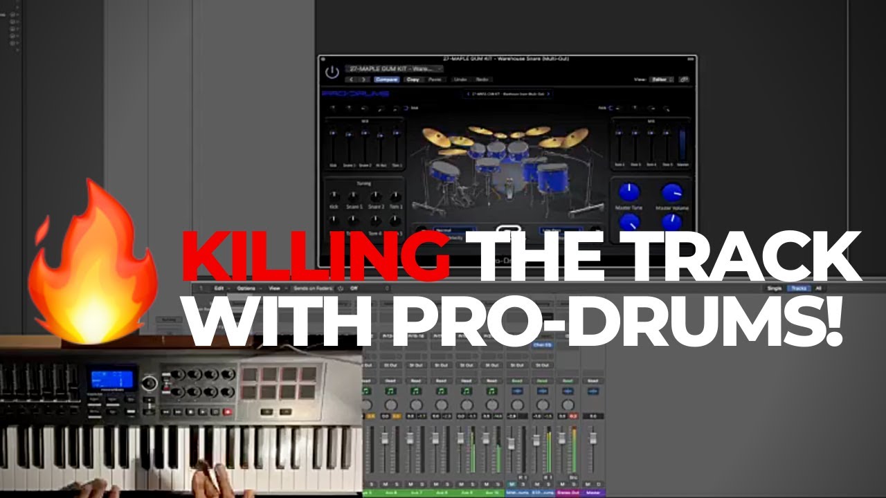Key-Drummer Kills Track Using Pro-Drums Plugin!