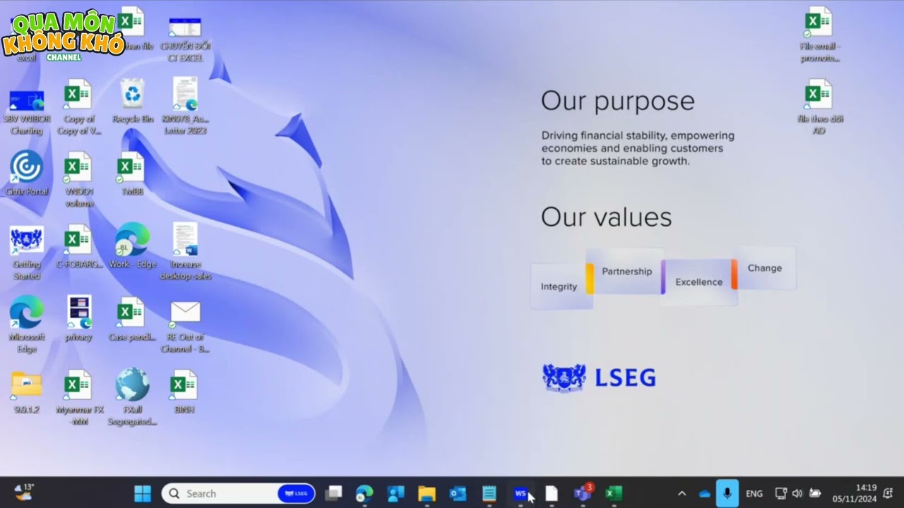Hướng dẫn sử dụng LSEG Workspace (Refinitiv Eikon) để lấy dữ liệu mới nhất 2025