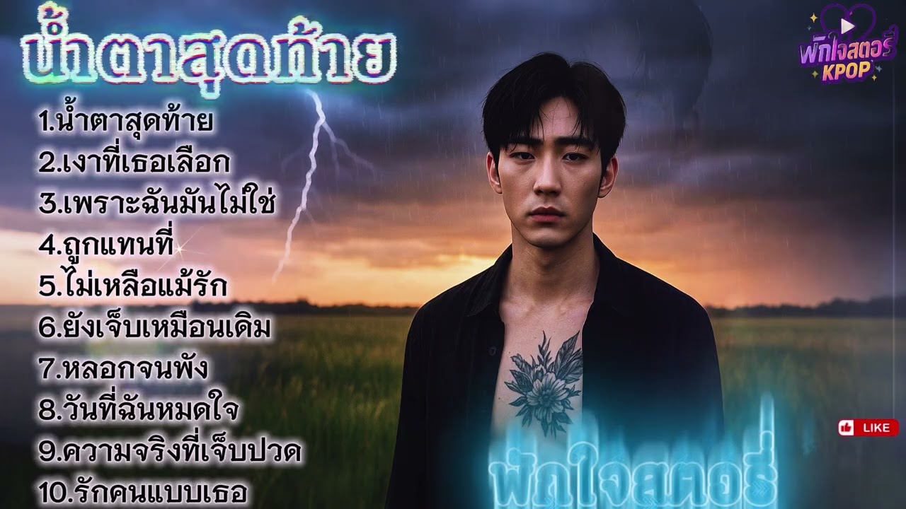 น้ำตาสุดท้าย #เเพลงอกหัก #เพลงฟังสบาย #เพลงชิลๆ #kpop #kpopmusic