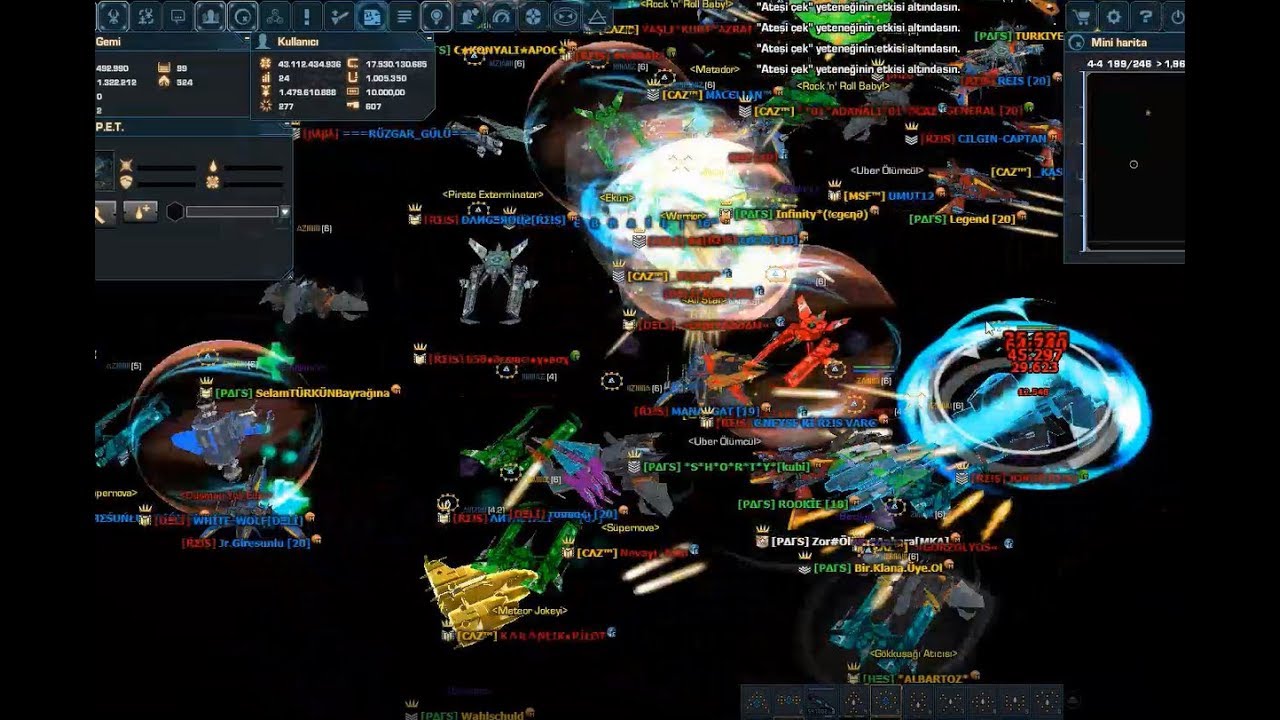 Darkorbit TR2 - PARS & CAZ VS DELİ & REİS & BABA