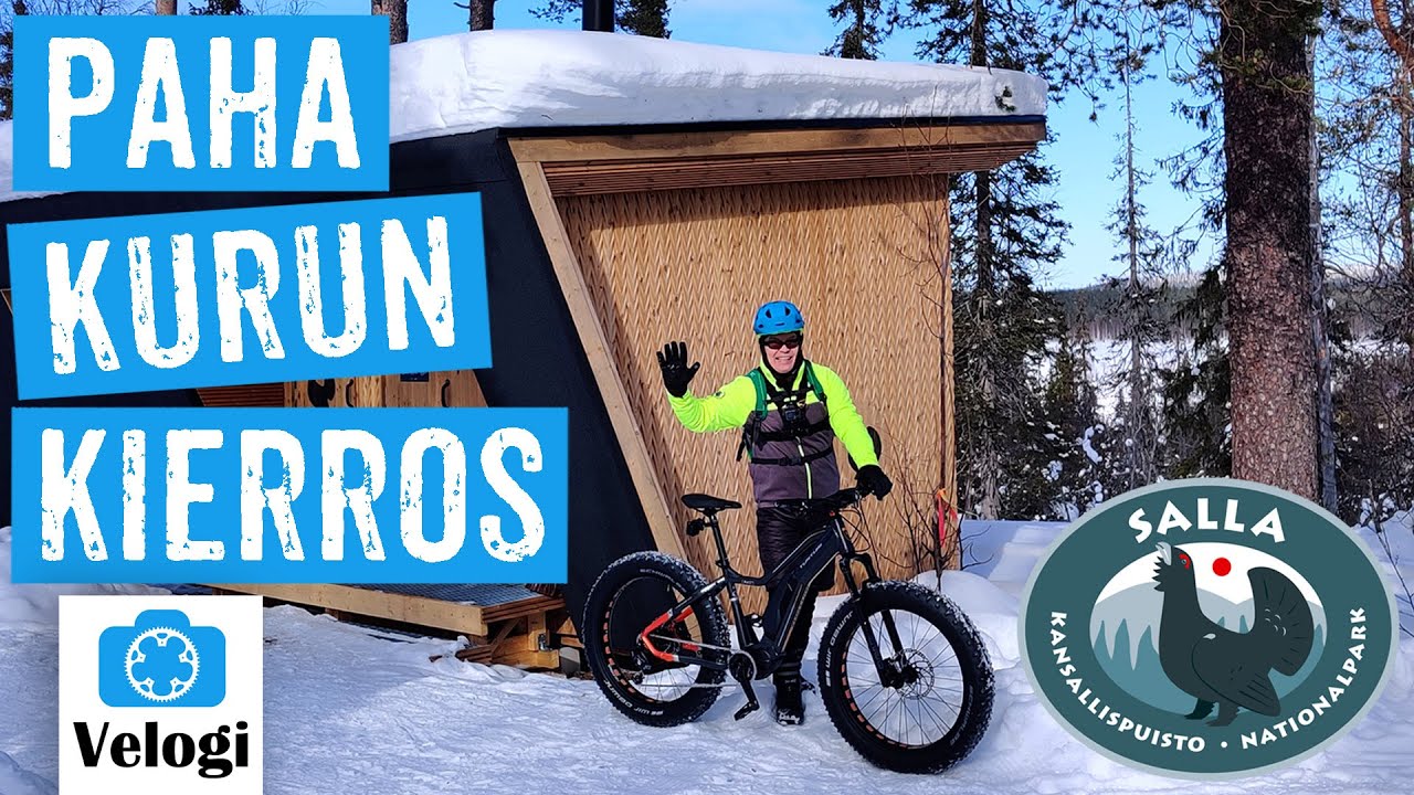 Pahakurun kierros - Sallan kansallispuiston talvipyöräilyreitti