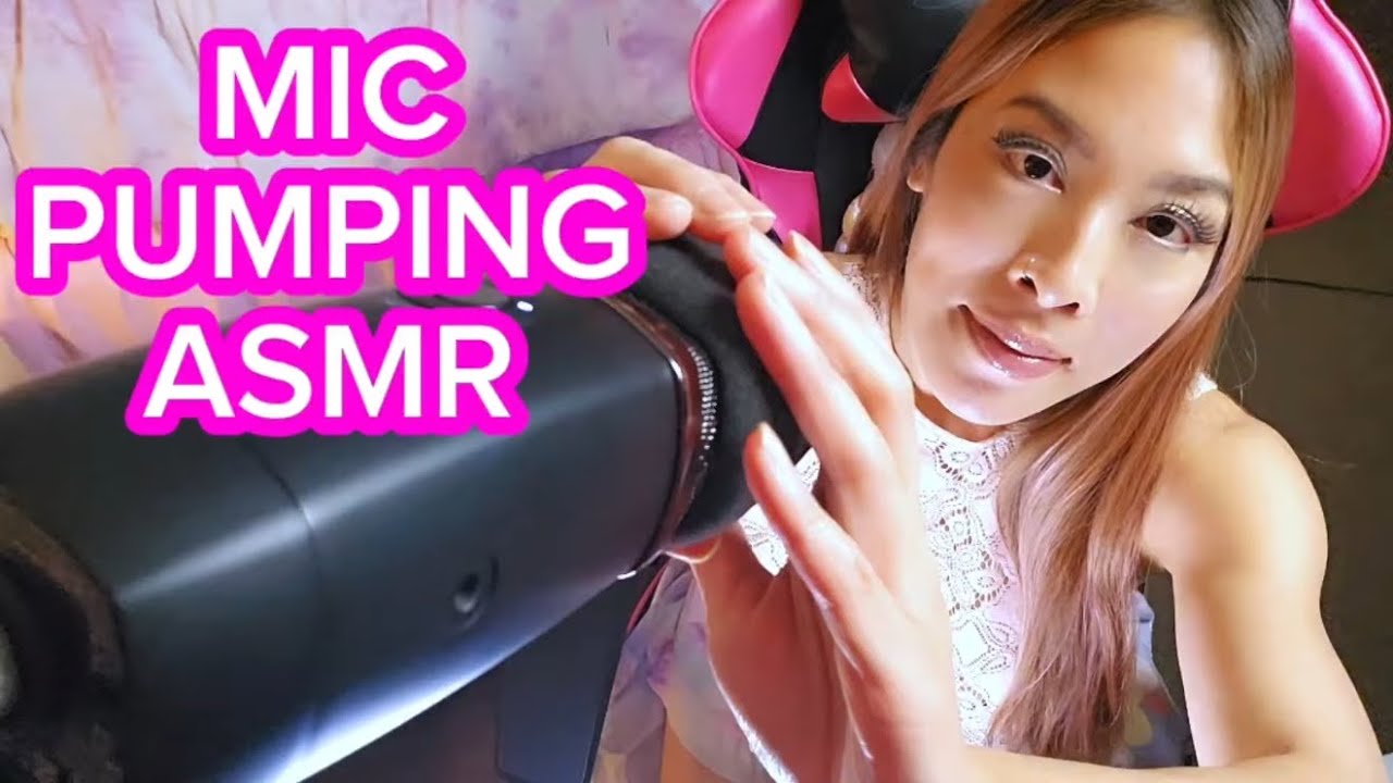 Mic Pumping & Swirling ASMR Sounds From Above | Fast Aggressive Noises | Foam Noise Pump Swirl Sound