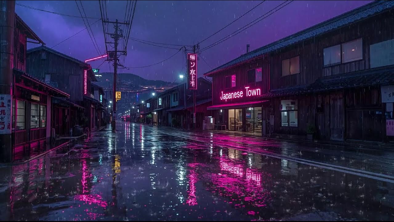 Night Rain Ambience 🌙 Lofi Beats for Focus, Relax & Quiet Moments #45