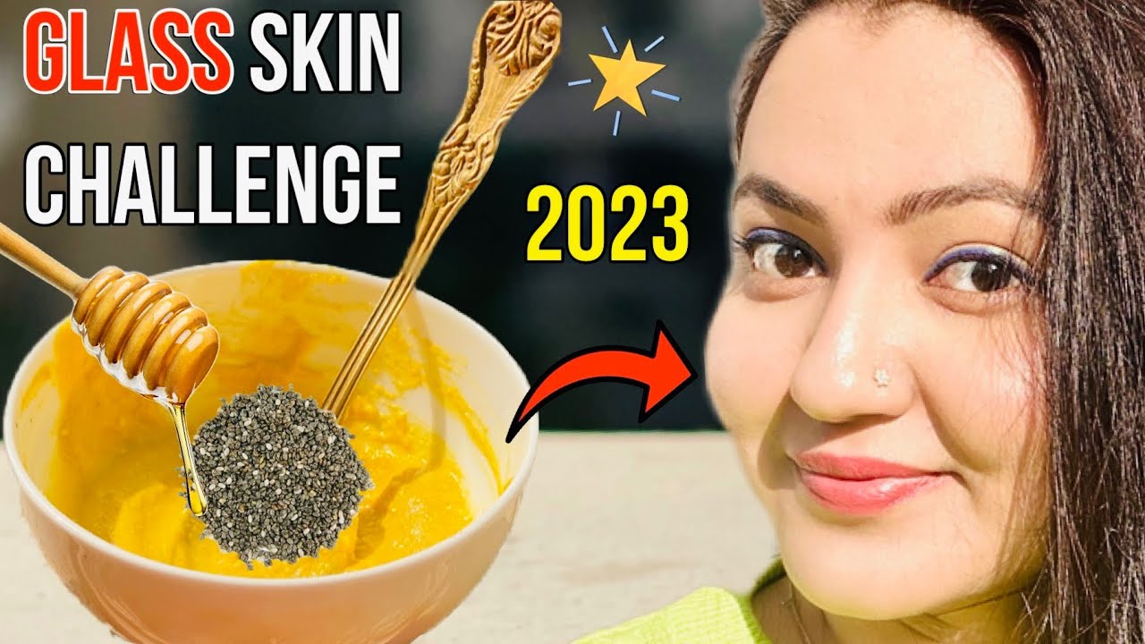 *Glass Skin* CHALLENGE 2023 : Promising Crystal Clear Glowing Glass Skin in 7 Days | 100% Results💕