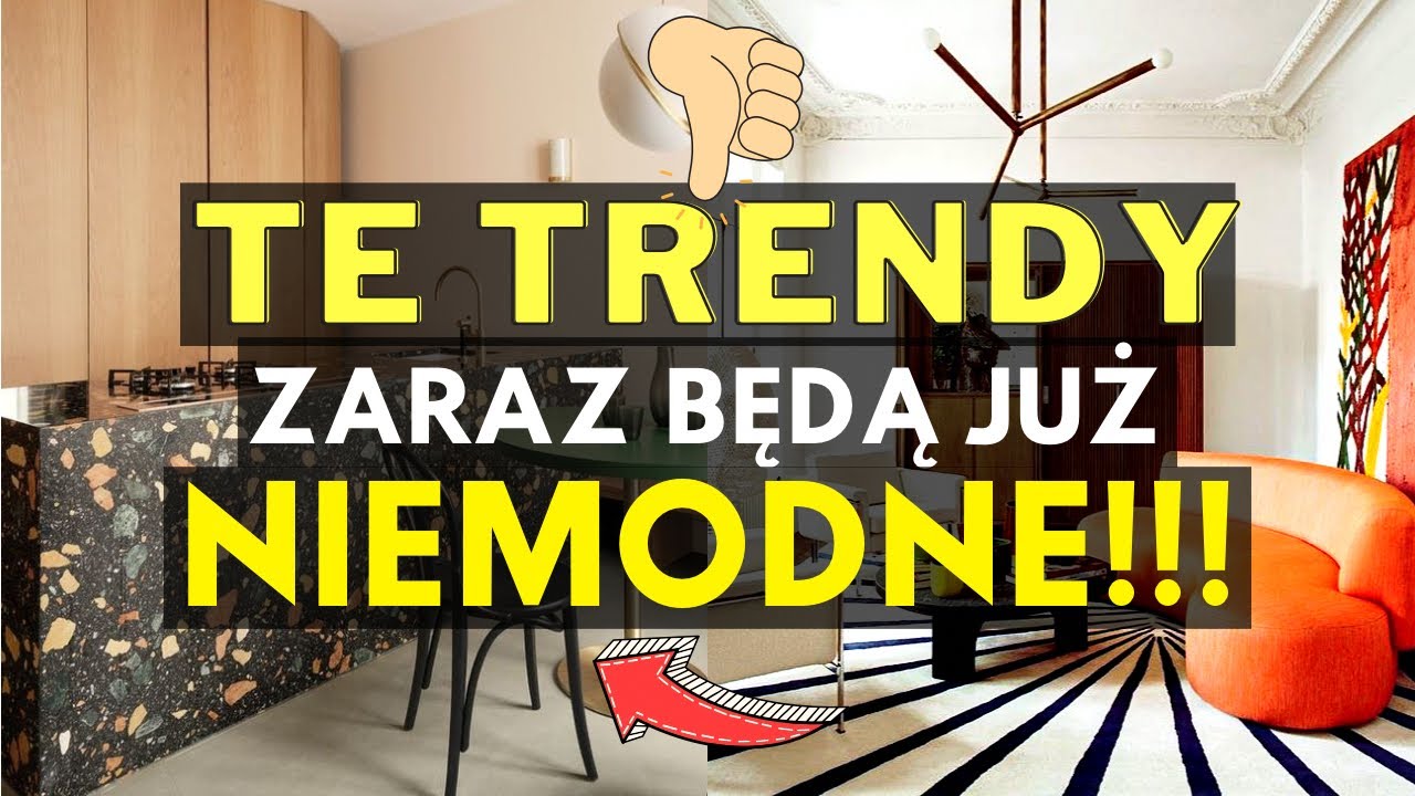 🔴TE TRENDY SZYBKO PRZESTANĄ BYĆ MODNE⛔️. CZEGO NIE WARTO ROBIĆ W DOMU. ROZWIĄZANIA, KTÓRE PRZEMINĄ.