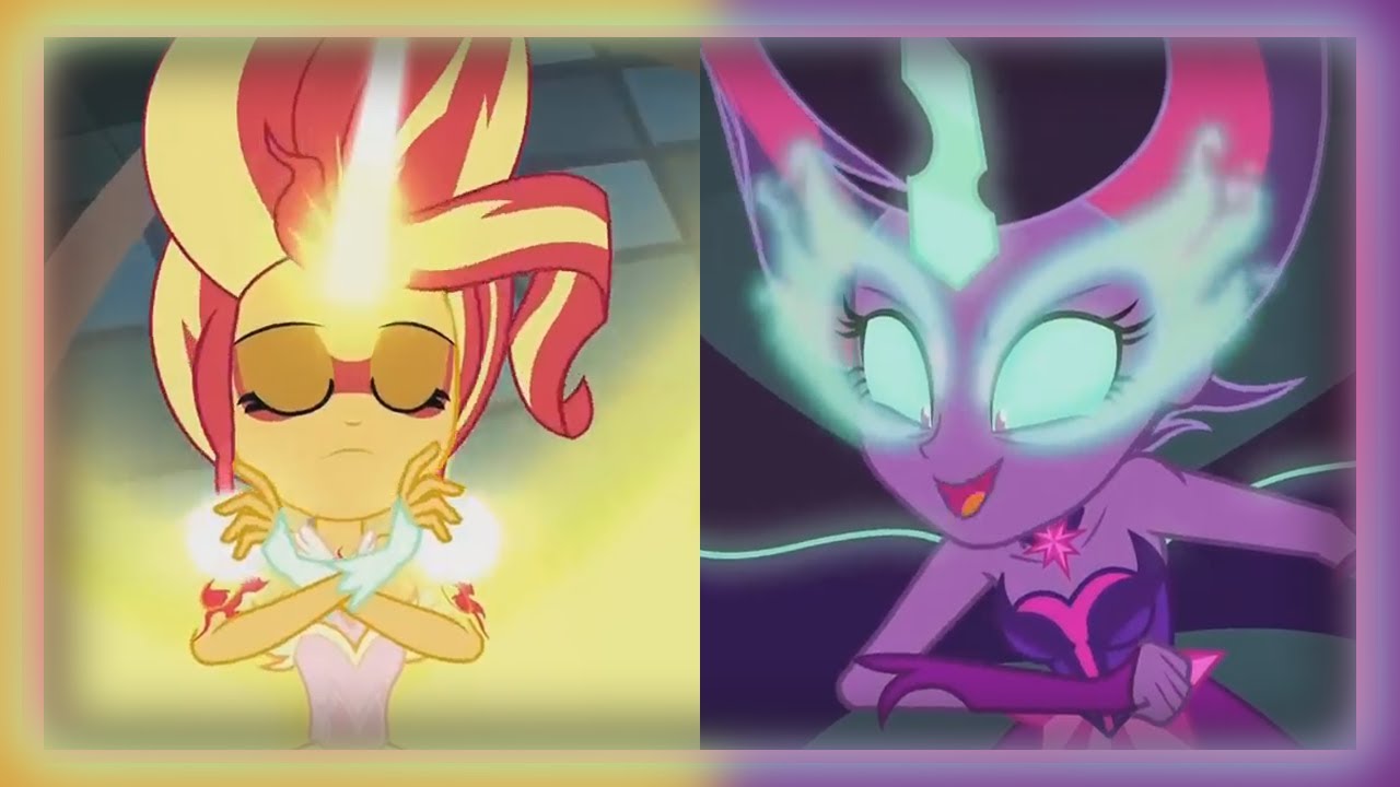 [Custom Base] Sunset Shimmer Ft. Midnight Sparkle (Sparta Remix)