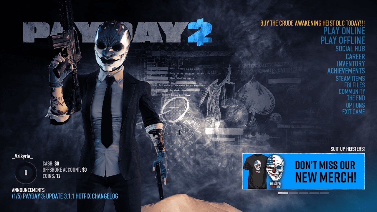 Payday 2 Gameplay Showcase {Career Heists   Episode I}