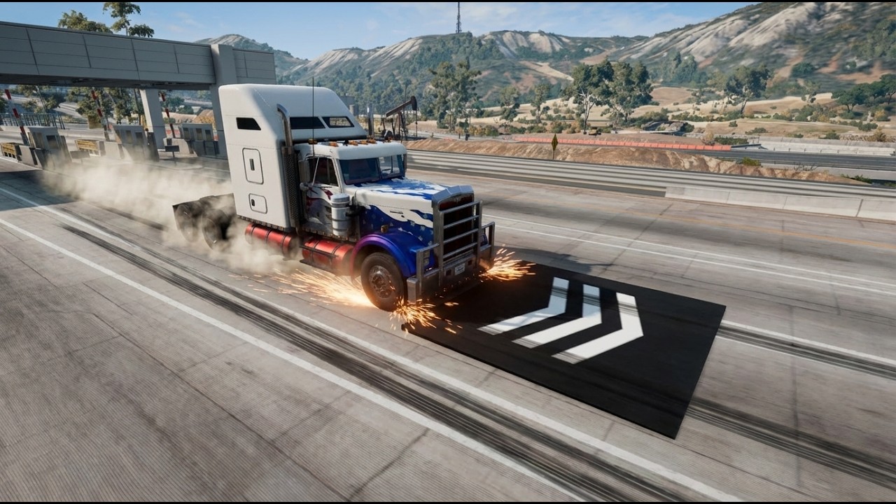 1000 MPH Instant Speed – HEAVY VEHICLES DESTROYED! 💥 BeamNG #6